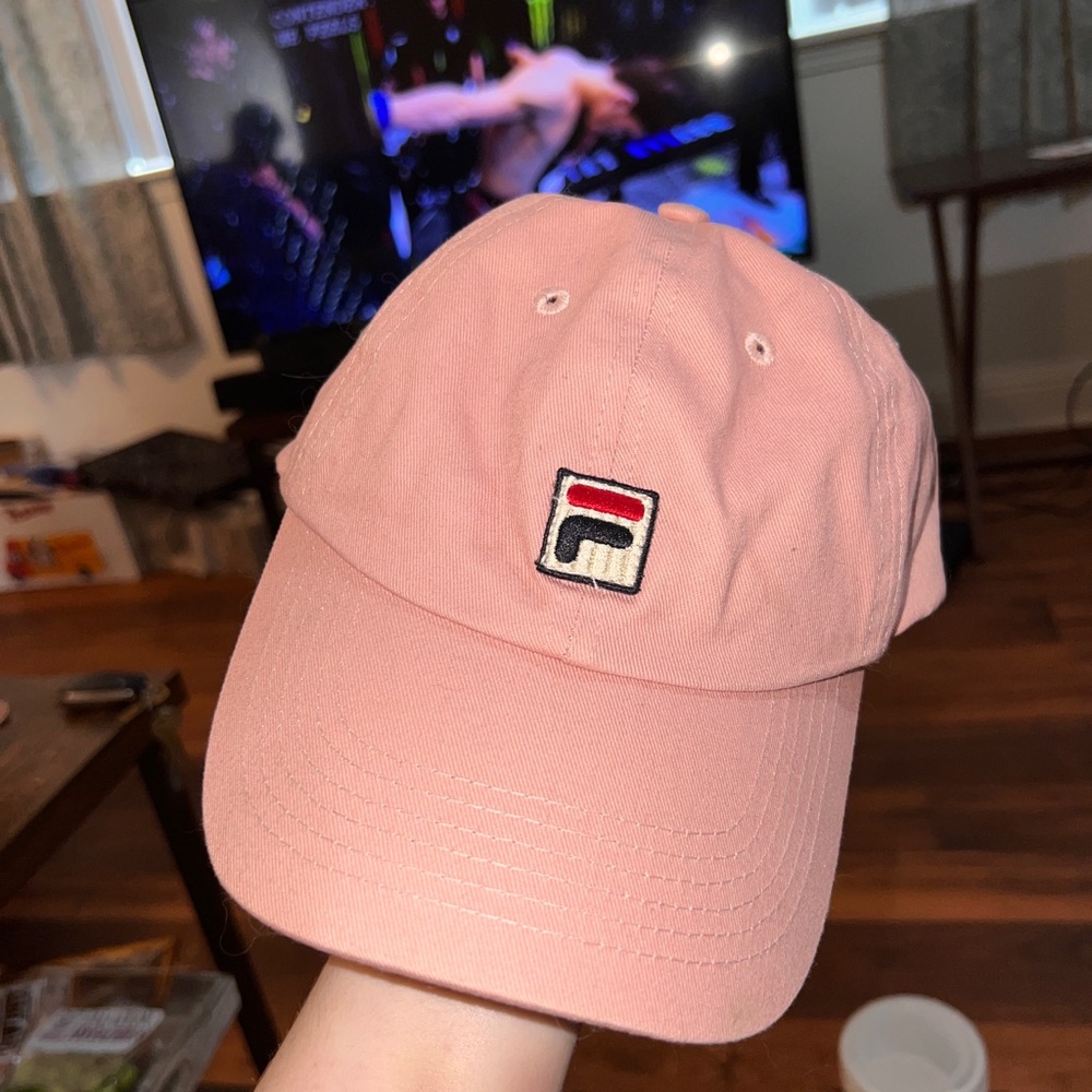 FILA pink hat never worn